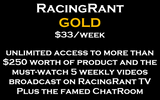 RacingRant GOLD Membership